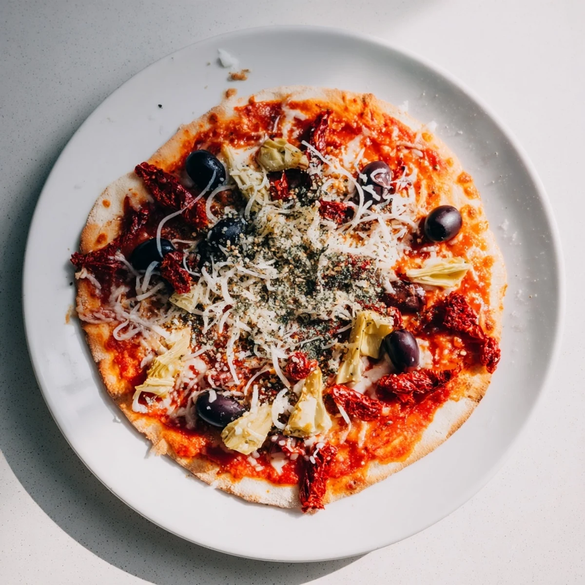 Tortilla Pizza Pantry Toppings