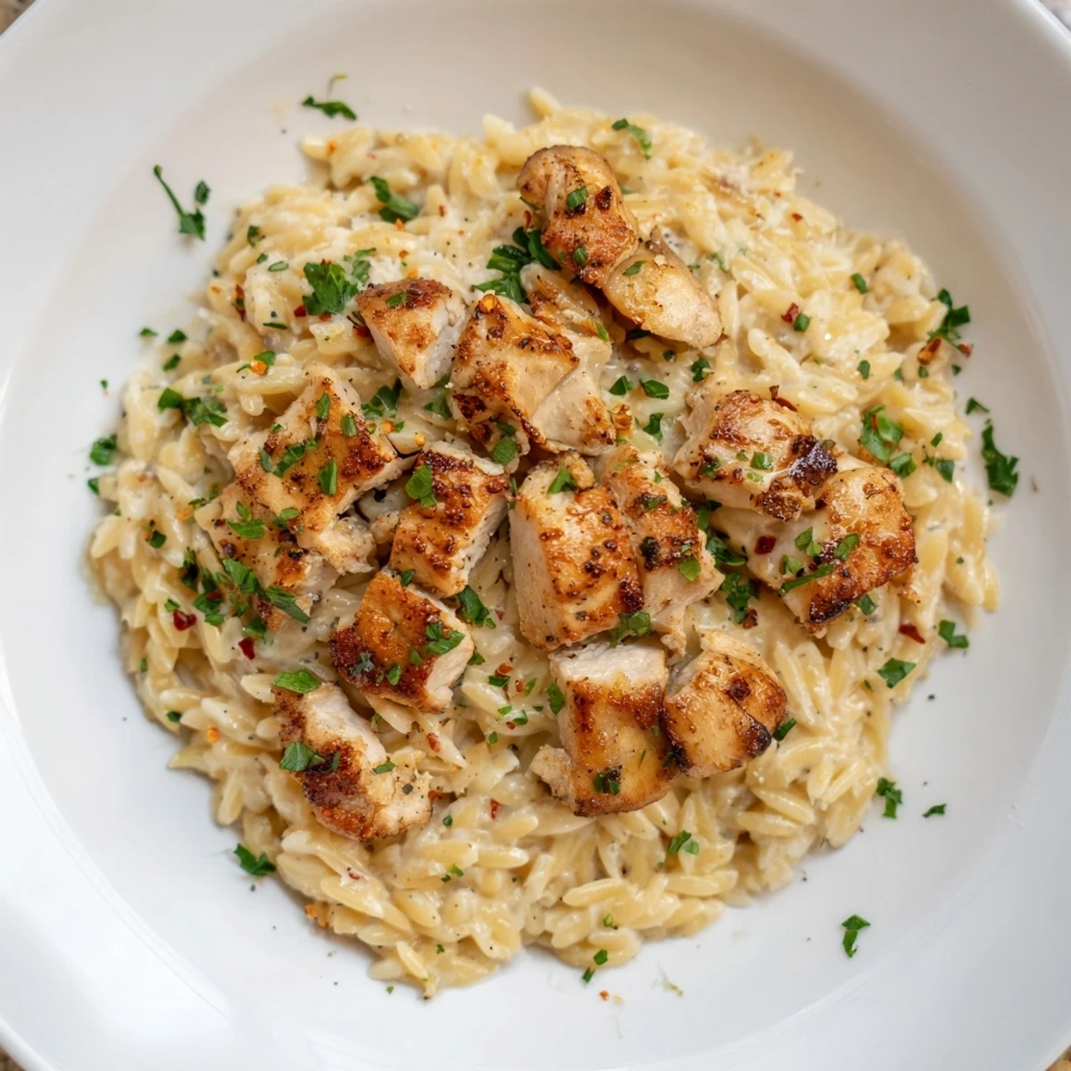 A satisfying bowl of One-Pot Cajun Chicken Alfredo, garnished with fresh parsley, ready to enjoy.