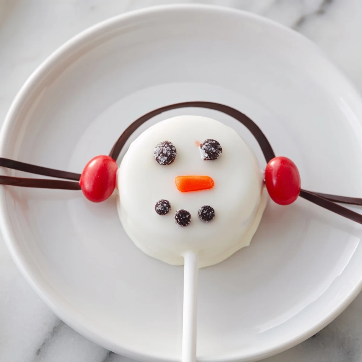 Budget-Friendly Oreo Snowman Pops #88