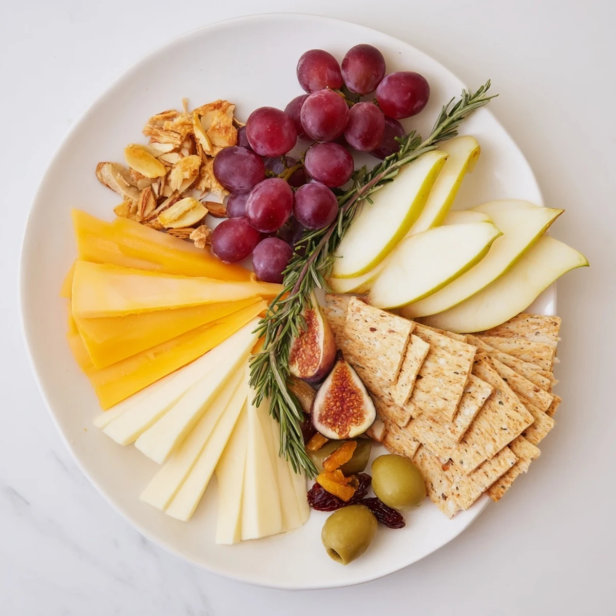 Golden Wheat Bundle Board platter overflowing with cheese, fruits, and crackers perfect for parties.
