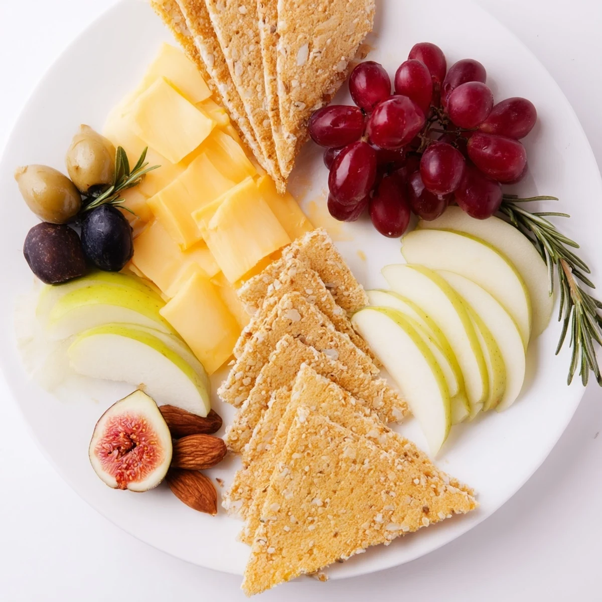 A vibrant close-up of the Golden Wheat Bundle Board appetizer, featuring fresh ingredients arranged beautifully.