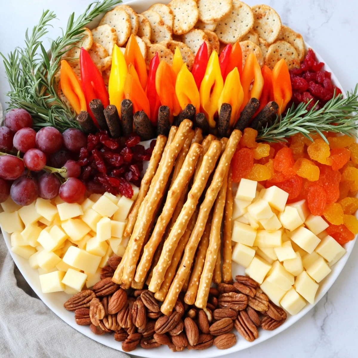 Flickering Fire Log Snack