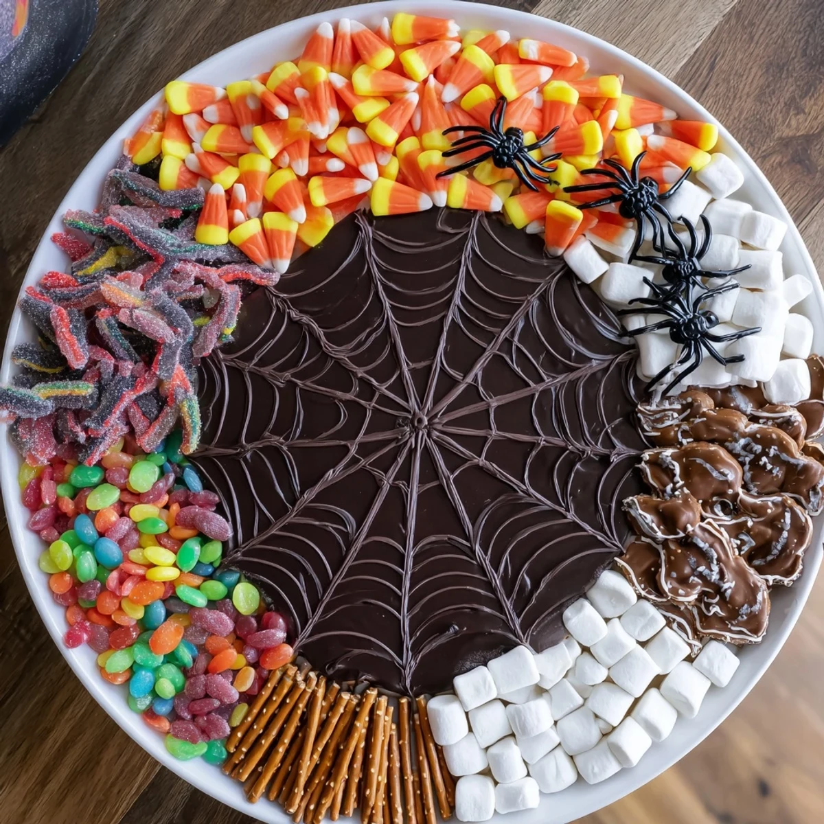 Spiderweb Candy Platter