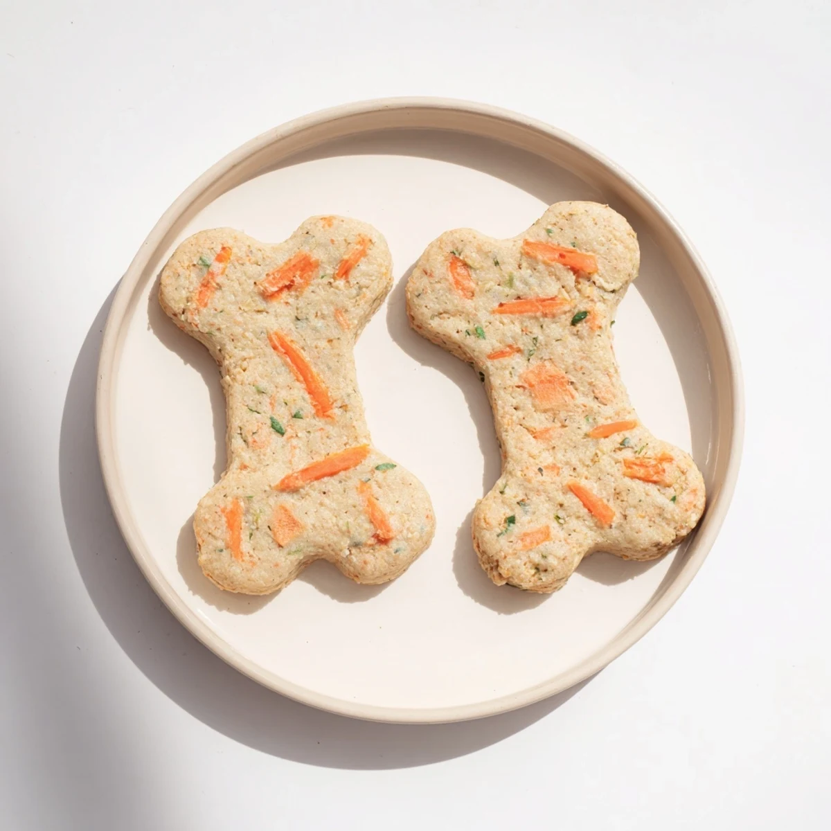 A batch of freshly baked Friendly Dog Paw Treats, ready to spoil your beloved pet.