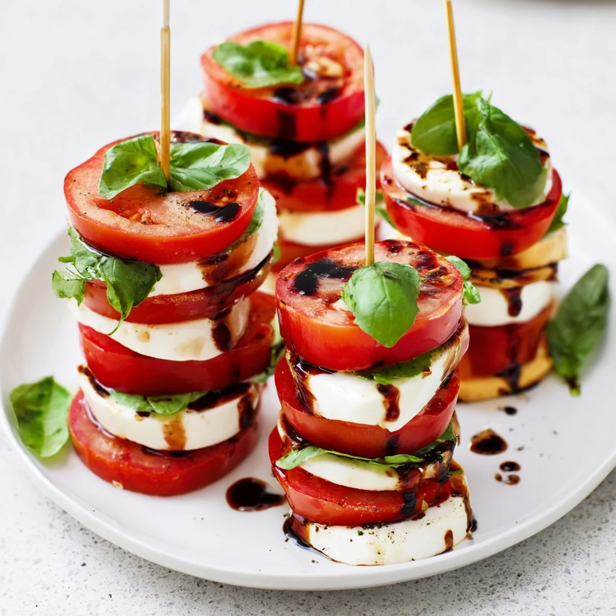 Fresh basil and mozzarella crown this beautiful Tuscan Pillar, ready to enjoy.