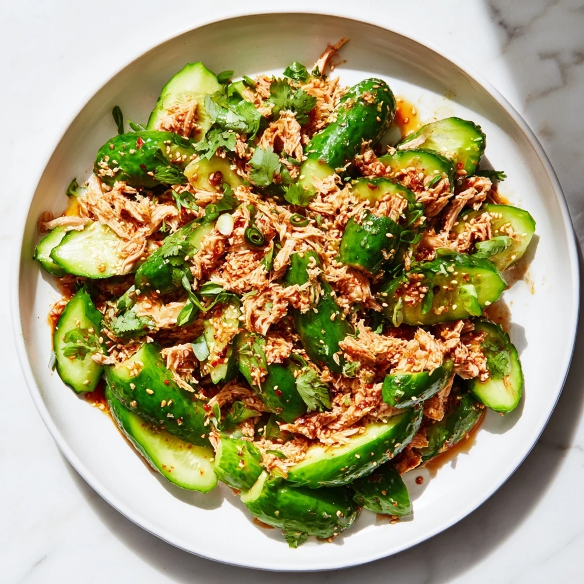 Whole Cucumber Logan Salad