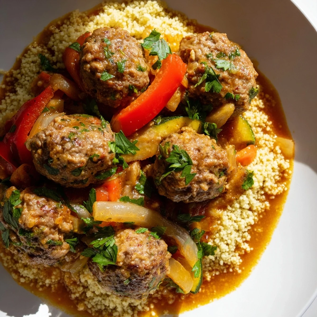North African Couscous Kefta