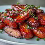 Honey Glazed Roasted Carrots Thyme