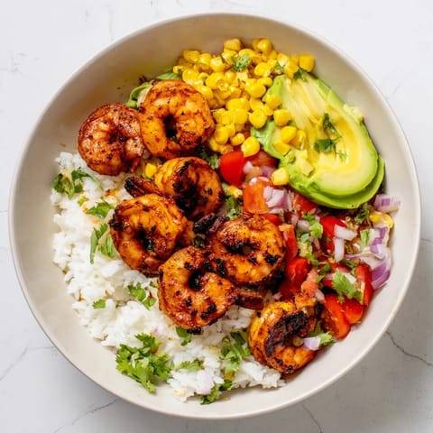 Easy Grilled Shrimp Bowl