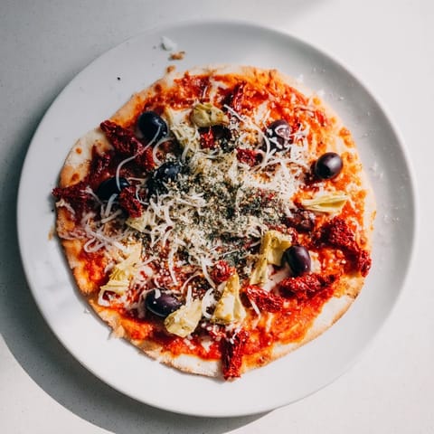 Tortilla Pizza Pantry Toppings