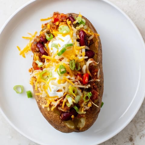 Chili Style Baked Potatoes