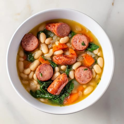Simple Sausage White Bean