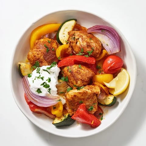 Sheet Pan Chicken Shawarma