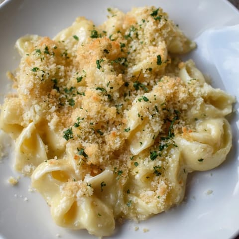 Lightened Mac & Cheese Snowflake