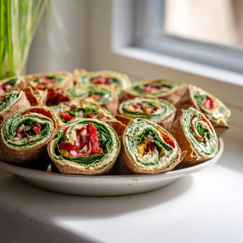 Roasted Veggie Hummus Wraps