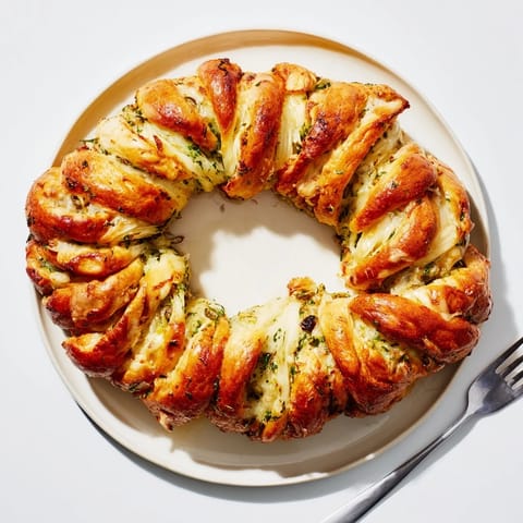Herb and Cheese Olive Wreath #150