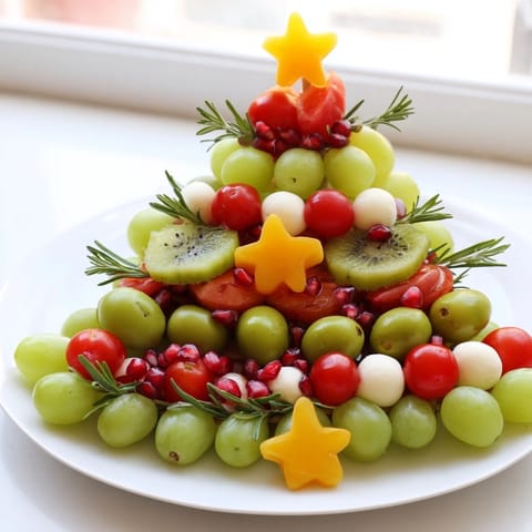 Festive Christmas Tree Platter