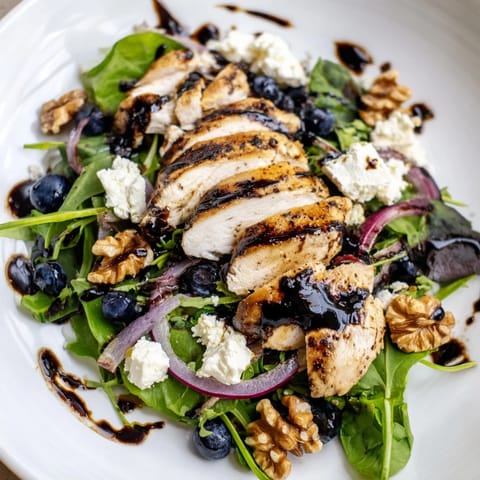 Blueberry Goat Cheese Chicken Salad