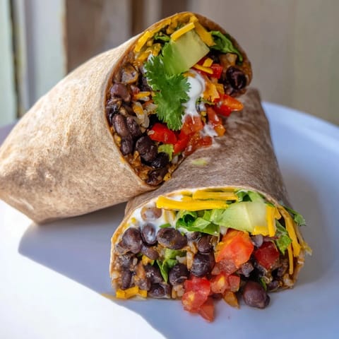 Smoky Black Bean Burrito #210