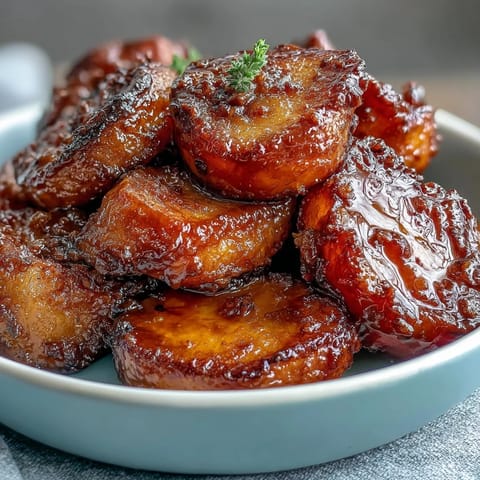 1. Soul Food Candied Yams with Brown Sugar Syrup: tender sweet potatoes baked in a spiced buttery syrup, creating a rich Southern comfort side dish.