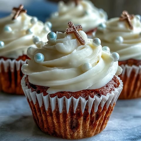 Mini Communion Cupcakes Rosary