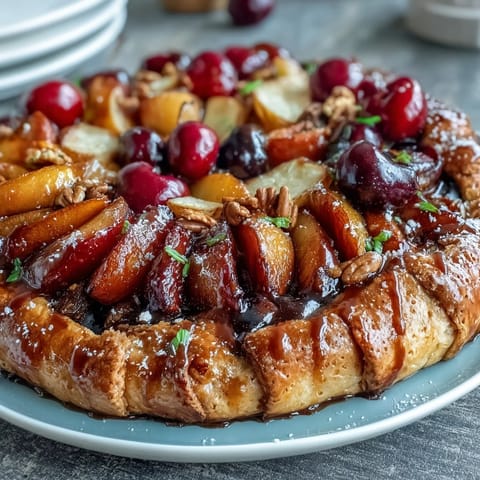 2. Almond frangipane spread beneath ripe stone fruits in a buttery galette crust, baked until bubbling and golden for a stunning dessert.  