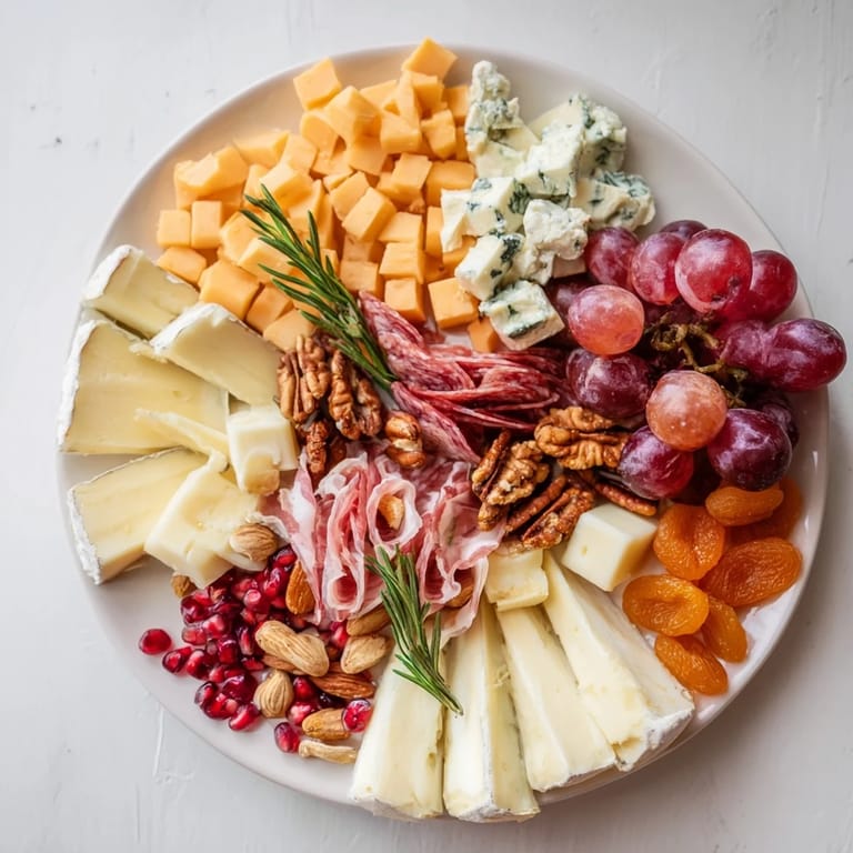 Enjoy a Christmas 2025 Festive Grazing Board, featuring artisanal cheese, cured meats, and seasonal favorites.