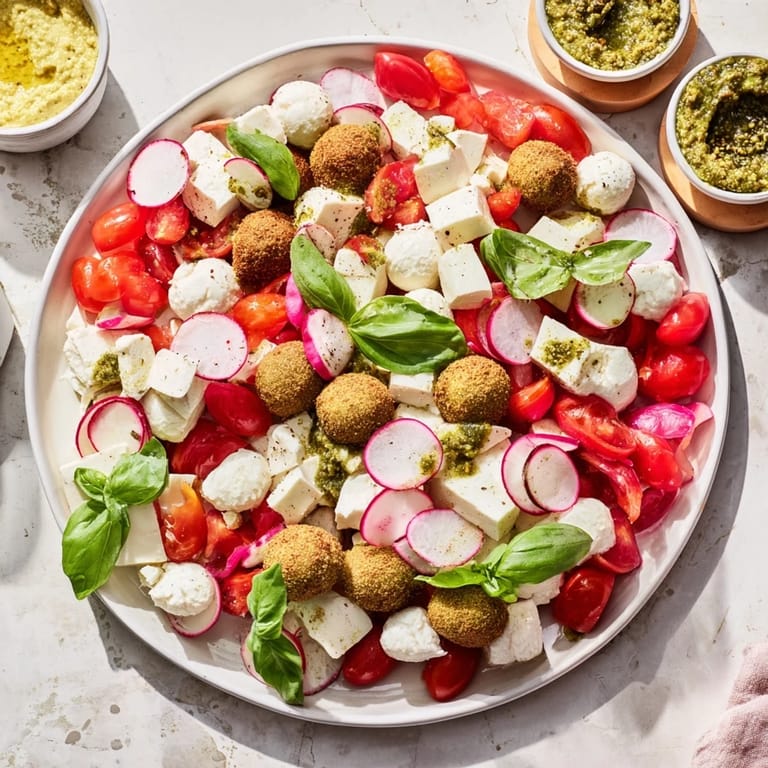 Taste the freshness of this stunning Hanging Gardens display: an appetizing medley of seasonal ingredients, ready to eat.