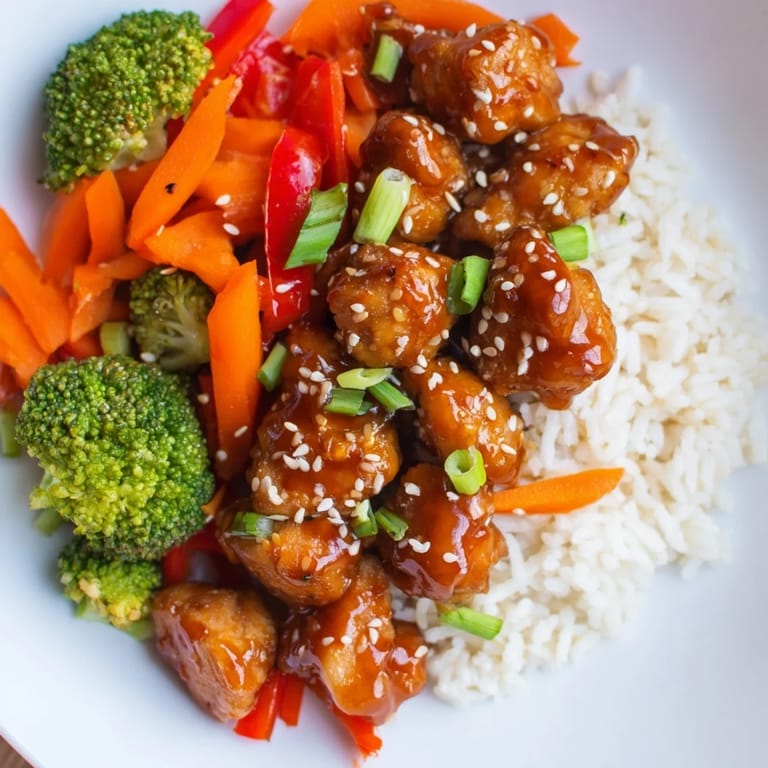Arranged meal-prep containers brimming with colorful teriyaki chicken rice; a delicious, healthy lunch.