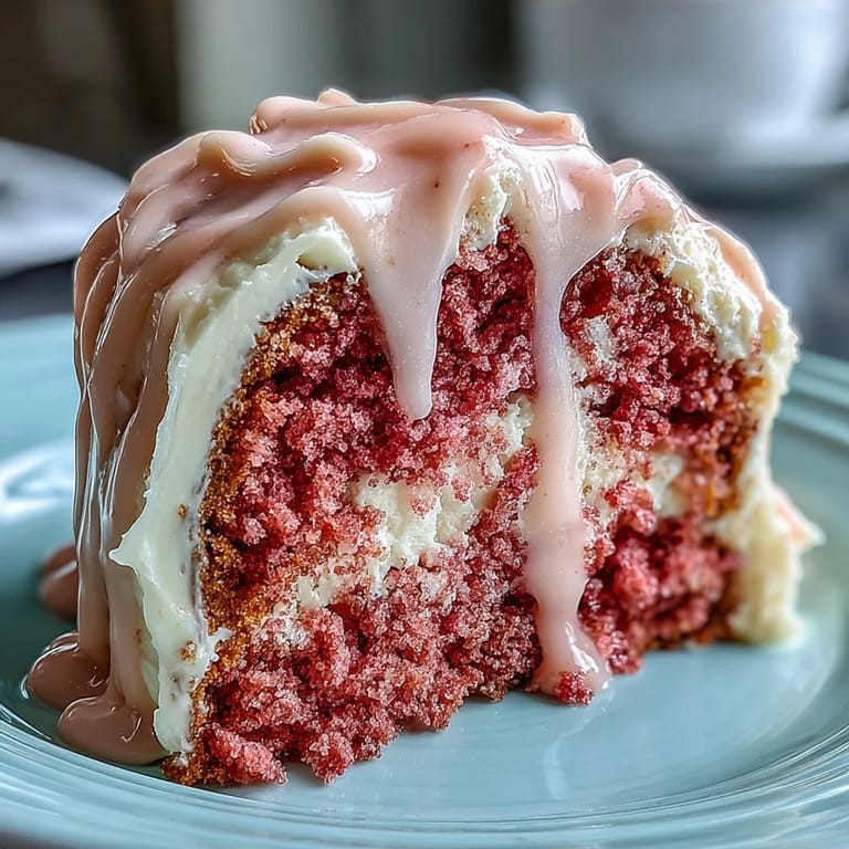 A festive Bridal Shower Rosé Velvet Cake, ready for celebration and delight.