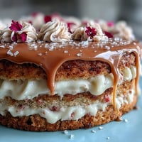 Festive Bridal Shower Rosé Velvet Cake boasts delicate pink layers and edible gold drips.